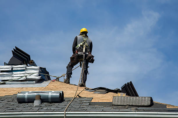 Professional Roof Replacement technician working in Polk, OH